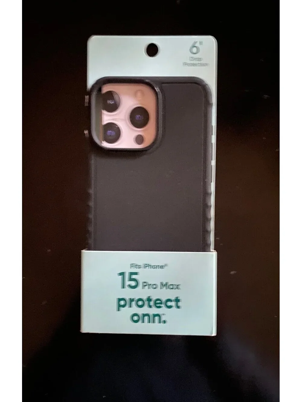 Onn Case for iPhone 15 Pro Max Black